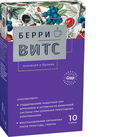БерриВИТС Эхинацея и Бузина 10 стиков