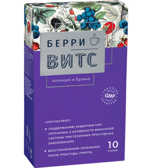 БерриВИТС Эхинацея и Бузина 10 стиков